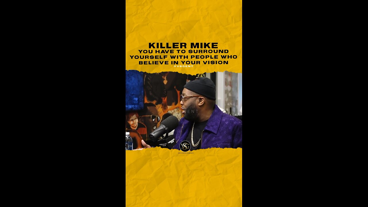 @killermike You have to surround yourself with people who believe in your vision