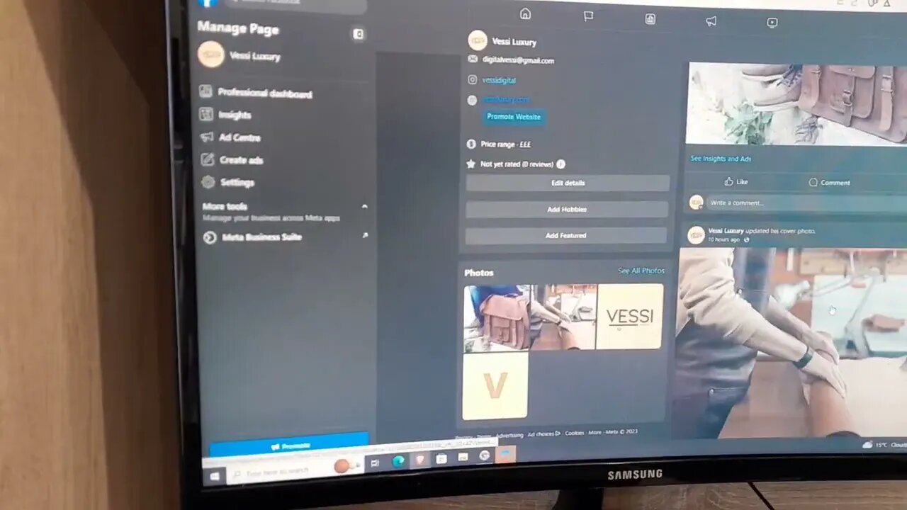 video 103 made the first Post 📫 for the dropshiping store.