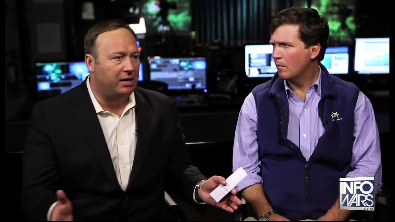 Alex Jones Tries To Redpill Tucker Carlson on The 911 False Flag - 2/28/14