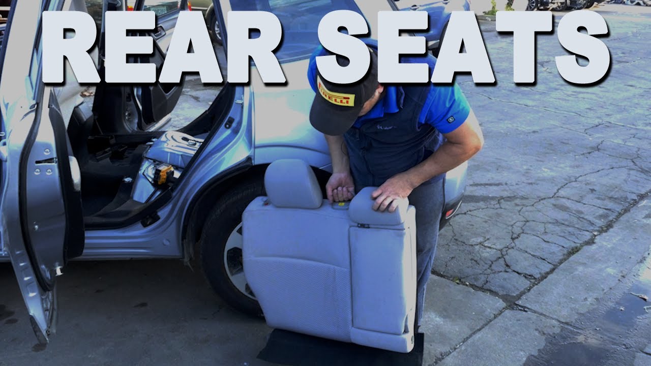 How to Remove and Replace Rear Upper Seats (Removal) - 2017 Subaru Forester