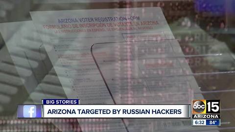 Russia targeted voter registration systems in Arizona