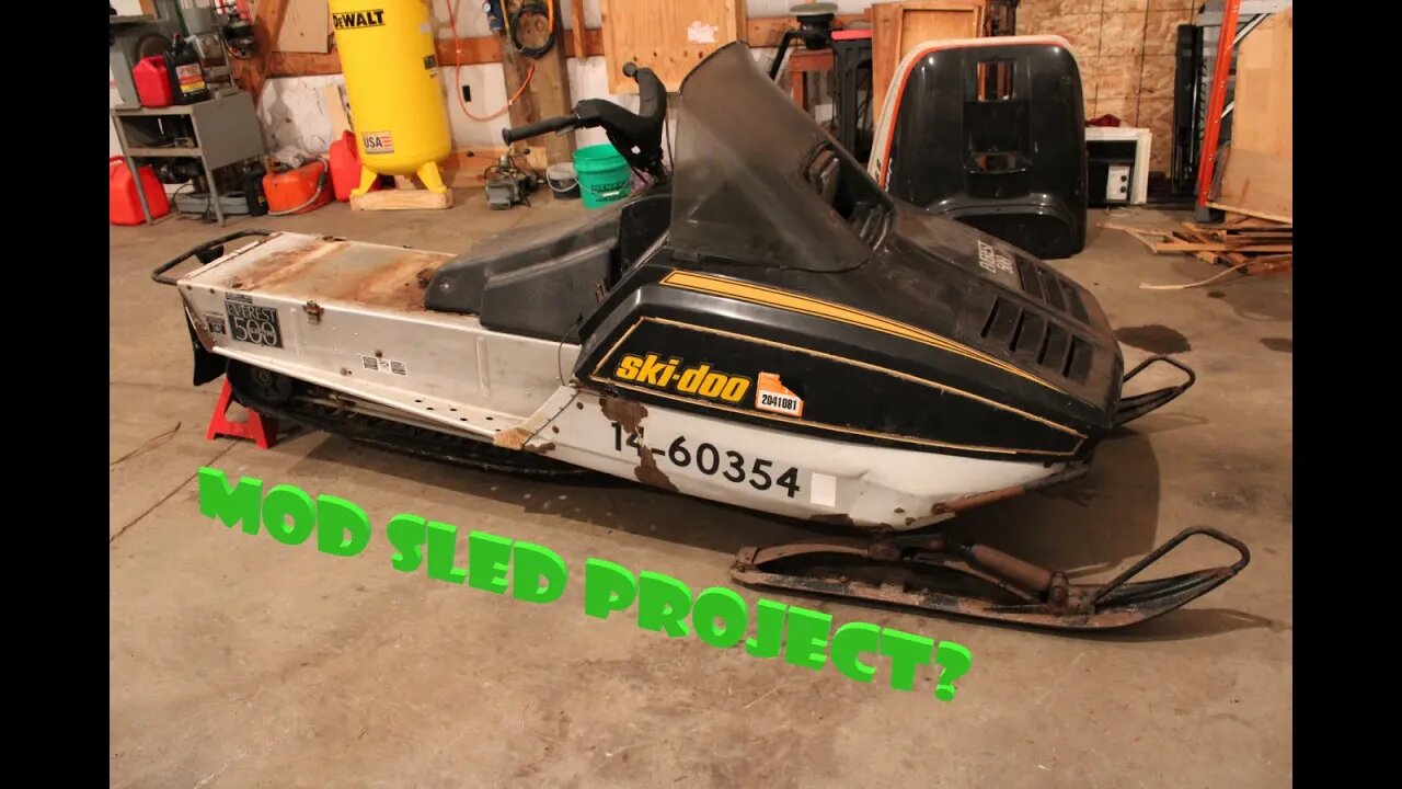 $150 1980 Ski-doo Everest. Let's get it running. Part 1 of a Vintage mod sled build.