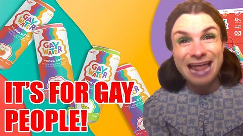 Gay man starts Gay Water cocktail for LGBT people! Dylan Mulvaney should be a sponsor!