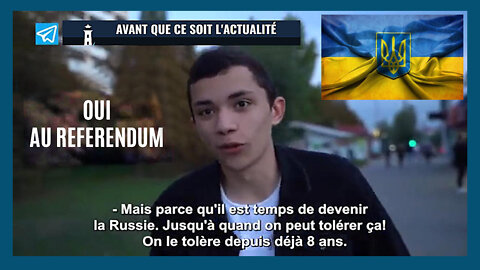 UKRAINE. Le référendum est-il légitime ? (Hd 720) 8 ans sous les bombes ça suffit !