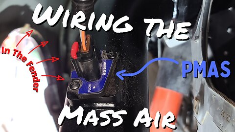 Fox Body Mustang PMAS Mass Air Flow Sensor Wiring (05+ Pigtail)