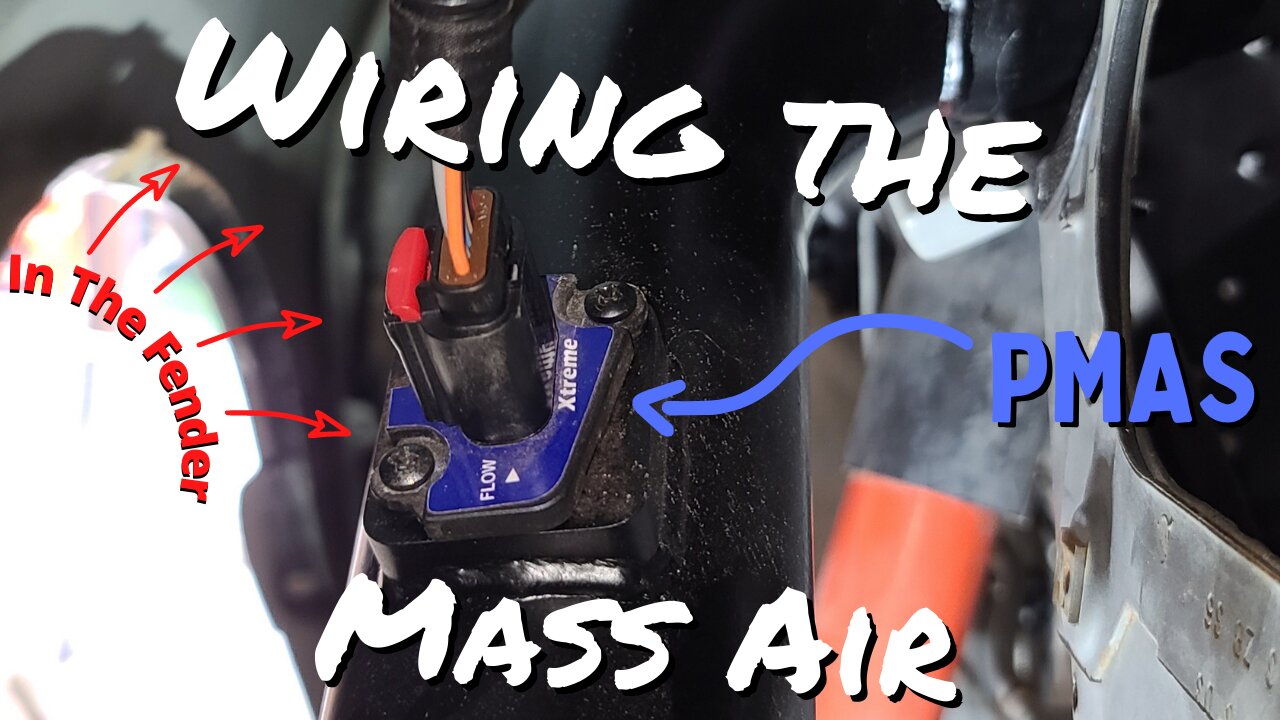 Fox Body Mustang PMAS Mass Air Flow Sensor Wiring (05+ Pigtail)