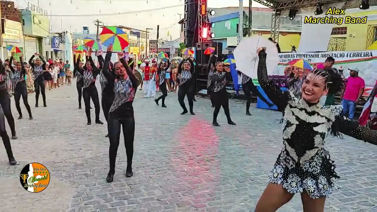 BANDA MARCIAL HEITOR VILLA LOBOS 2023 NO 41º ENCONTRO DE BANDAS E FANFARRAS 2023 EM PONTA DE PEDRAS