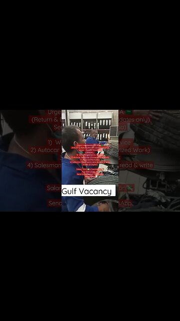 Salesman job For Auto parts #gulfvacancy #virul #job #virulshorts #shortsvideo