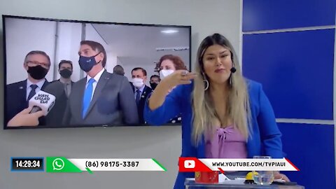 O PRESIDENTE BOLSONARO DETONA A GLOBO E APRESENTADORA NORDESTINA CONCORDA