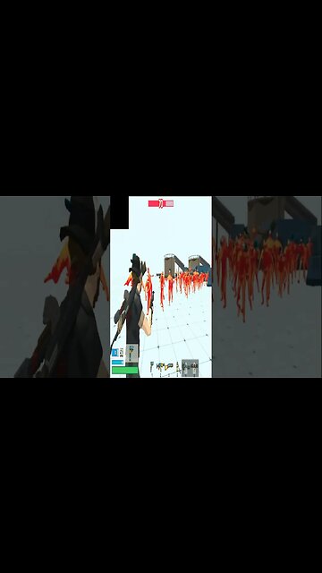 Horde Killer. You vs. 100. Super satisfying kills.. Crazy games website #shorts