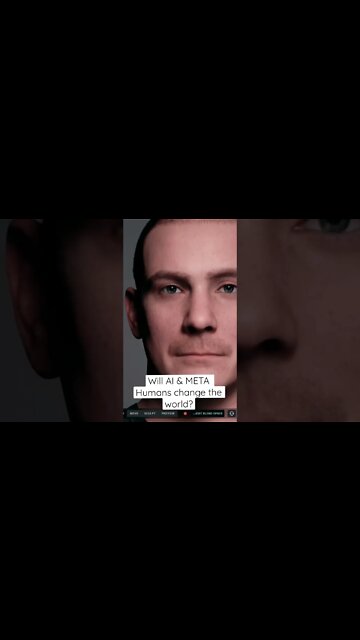 Can you imagine a world made of Meta humans controlled by AI? #unrealengine #ue5 #meta #ai