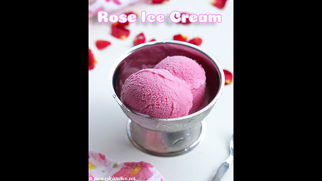 rose icecream 🌹