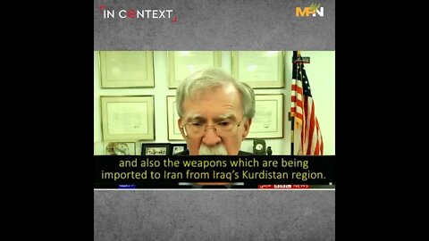 John Bolton: Iran Protesters Armed With Seized Iraqi Weapons