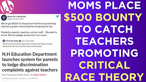 Moms place $500 bounty to catch teachers breaking the law to teach critical race theory