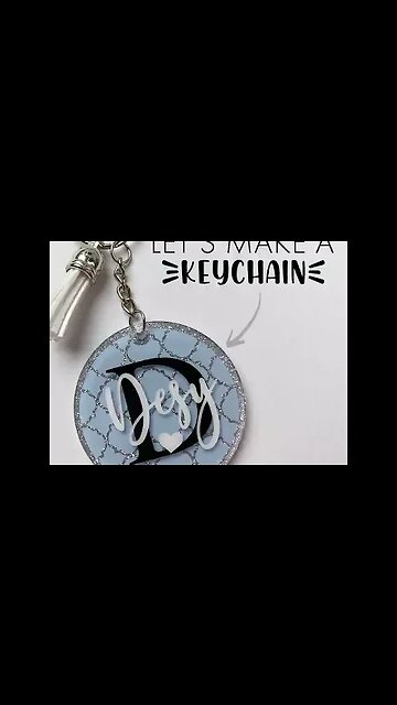 ACRYLIC RESIN KEYCHAIN #shorts