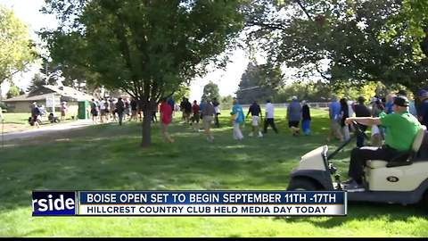 Boise Open holds media day