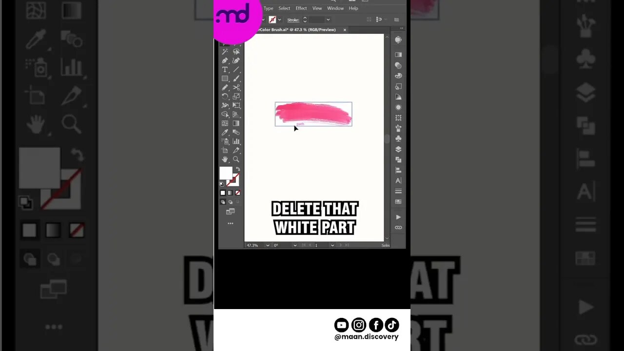 Convert Image to Brush 🖌️ in illustrator #shorts #adobeillustrator