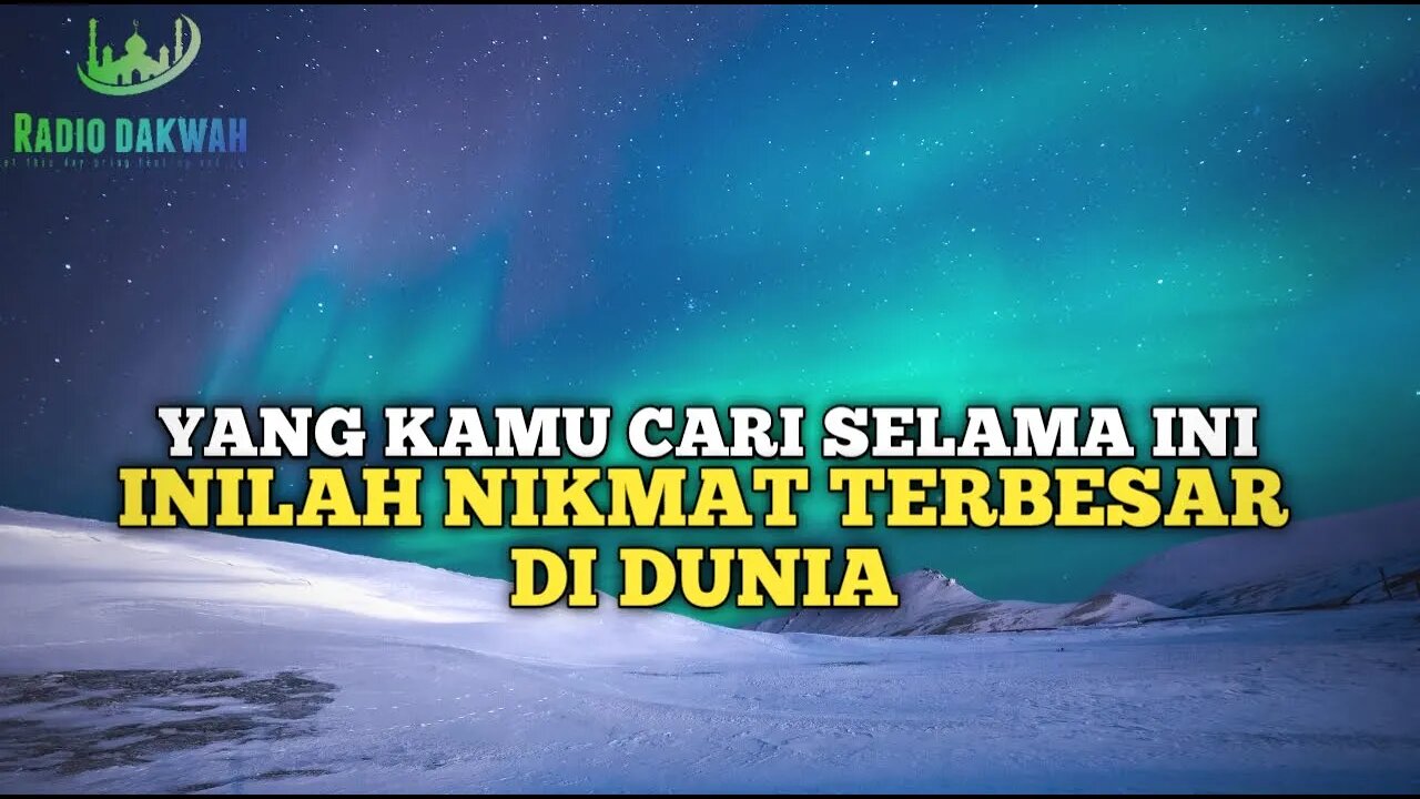 INILAH NIKMAT TERBESAR DALAM HIDUP YANG KAMU CARI