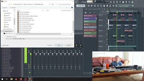 Day #16 - Making music live everyday for a year - Music and Conversation Podcast, come chat!