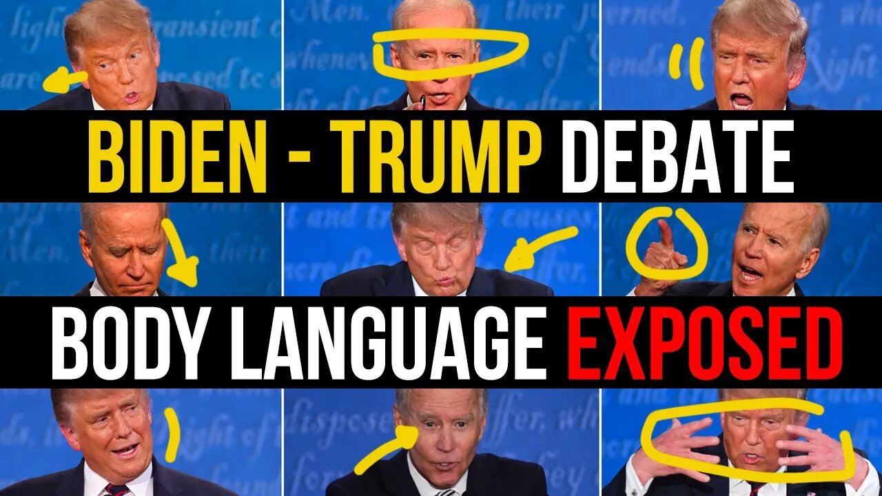 Biden Trump Debate - Body Language EXPOSED by Behavior Analyst