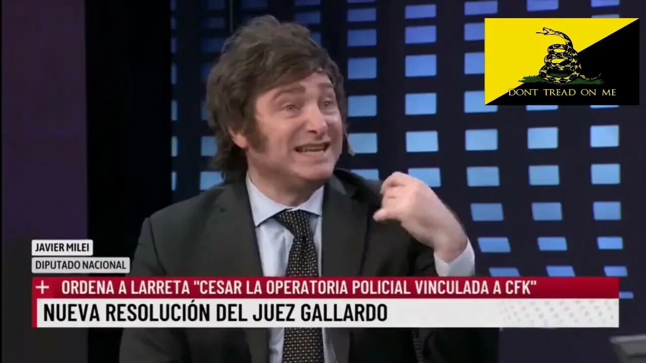 2022 08 29 Javier Milei MILEI LIQUIDA A LARRETA