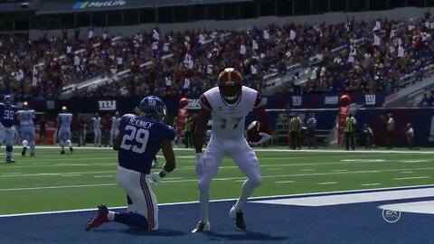 Madden NFL 23: Washington Commanders (Redskins) @ New York Giants Franchise Mode Year 1 Week 13