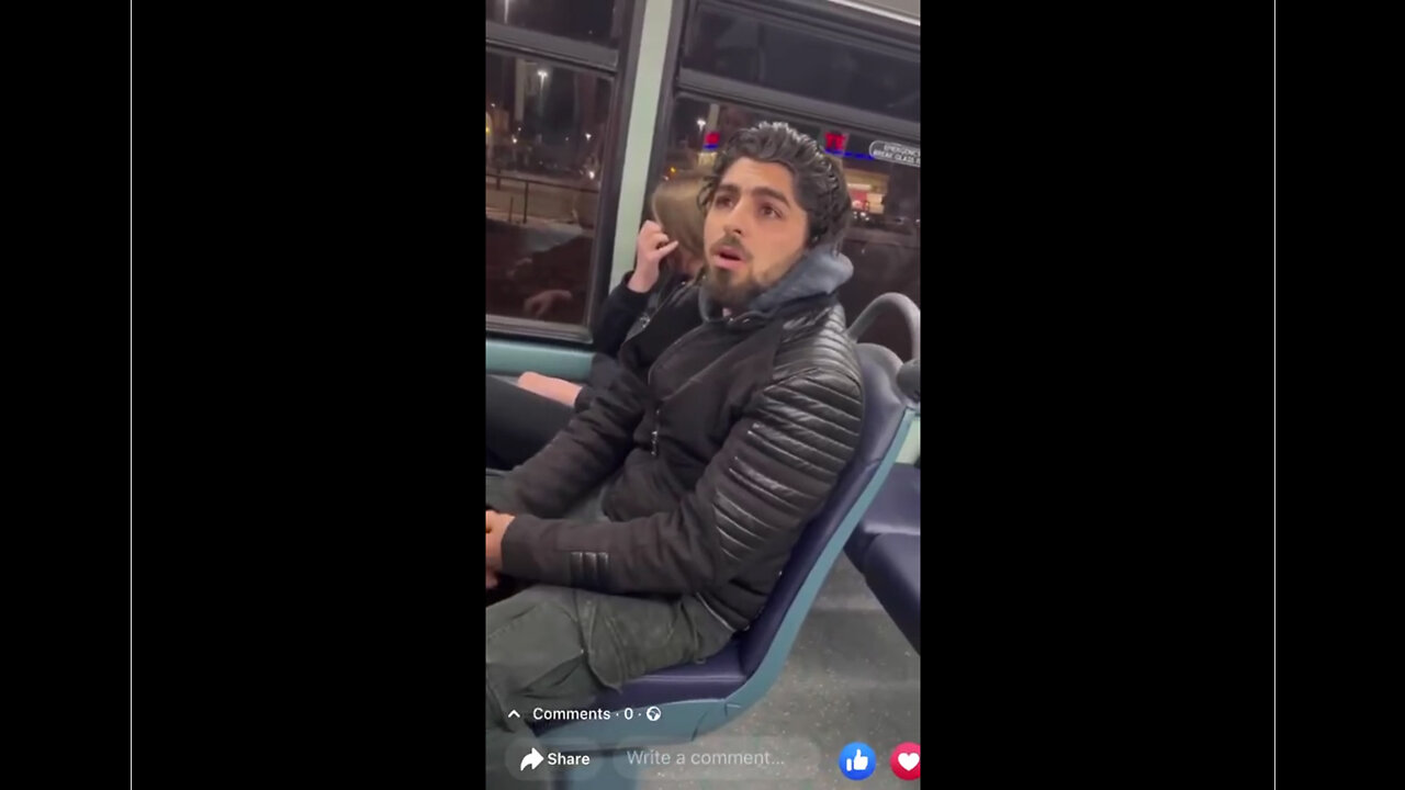 Migrant caught red-handed harassing young girl on Liverpool bus