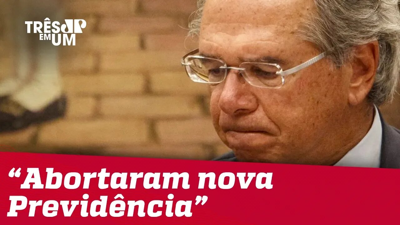 Paulo Guedes diz que deputados 'abortaram nova Previdência'