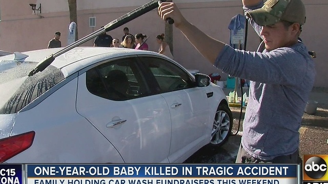 Family holding fundraiser after baby hit, killed by car in Phoenix