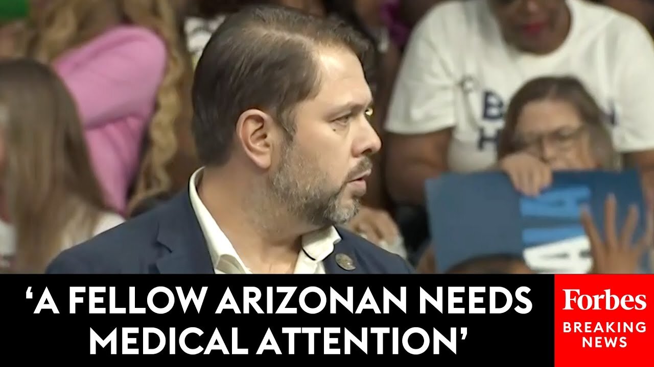 Ruben Gallego Stops Rally Mid-Speech When Rally-Goer Needs Medical Attention