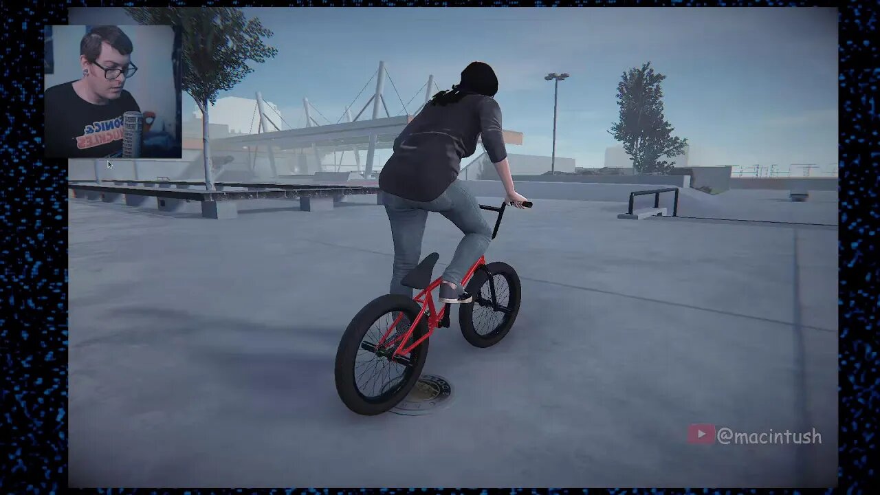 nerdpiece - live - BMX Pipe Street - on linux!!!