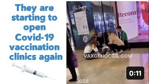 They are starting to open Covid-19 vaccination clinics again. 💉