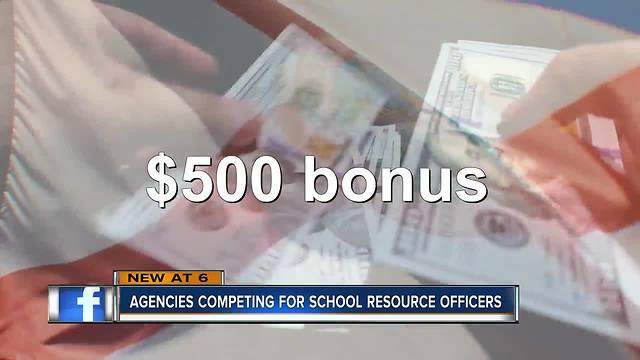 Pinellas Sheriff's Office turns to bonuses to lure school resource deputies