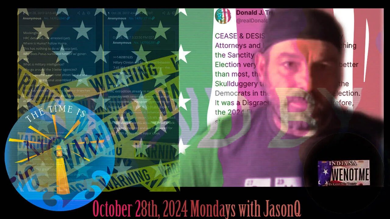 Mondays with JasonQ- October 28th, 2024 (Q DAY)