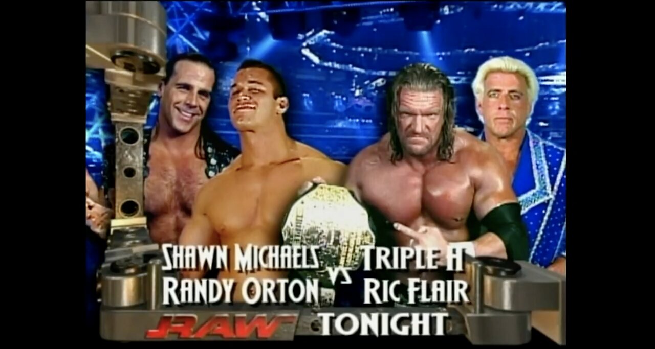 Shawn Michaels & Randy Orton vs Triple H & Ric Flair (Full Match)