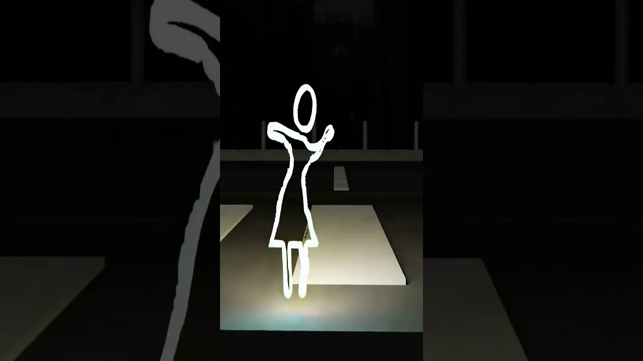 Neon Stick Man Mating Dance ̶A̶N̶