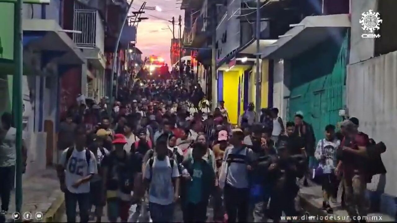 Another Huge Caravan Of Migrants Heading To The United States