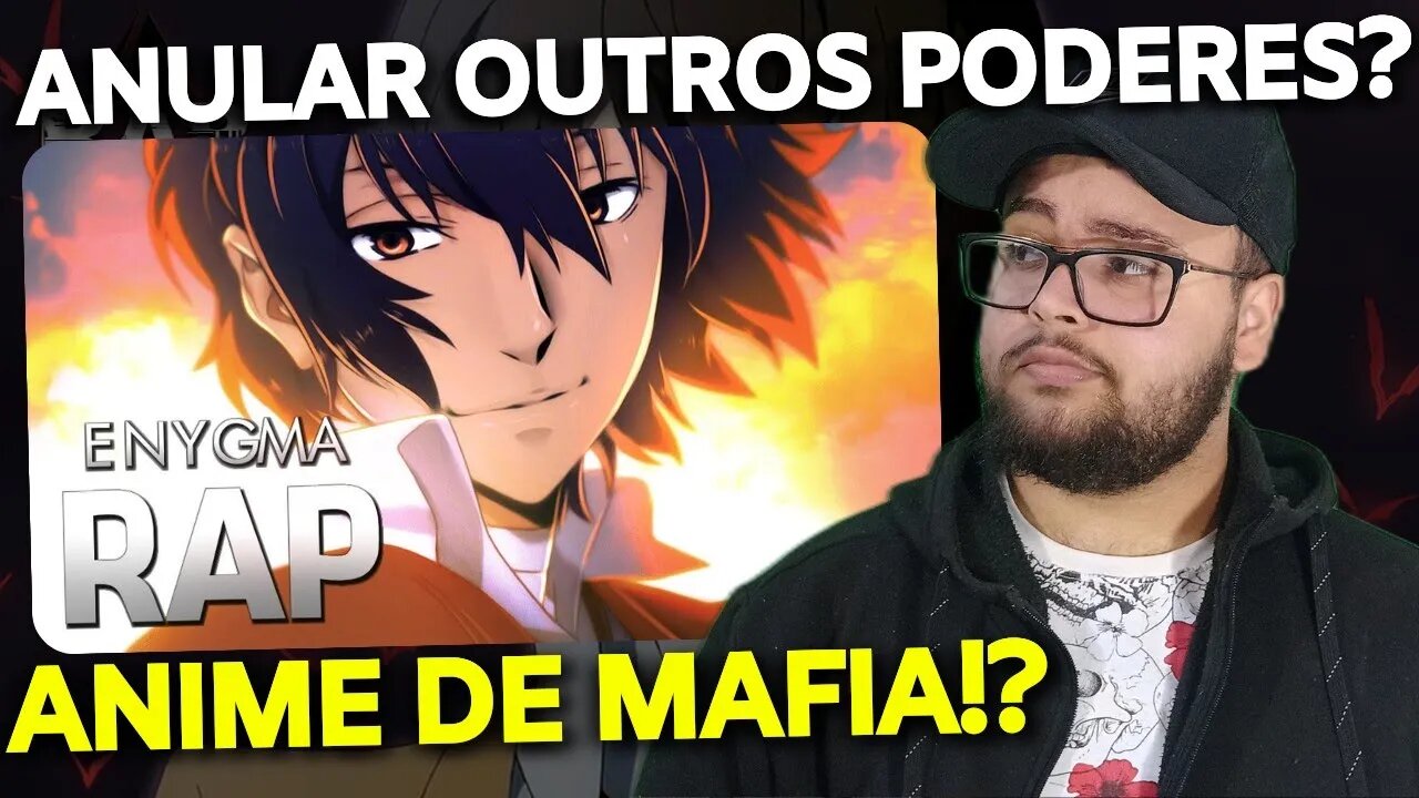 REACT Rap do Dazai (Bungou Stray Dogs) | Não Consigo Apagar | Enygma 85