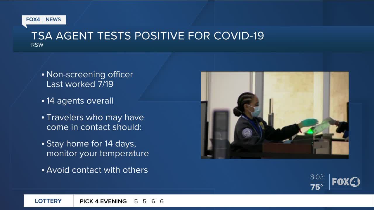 Fourteenth TSA worker to test positive COVID-19