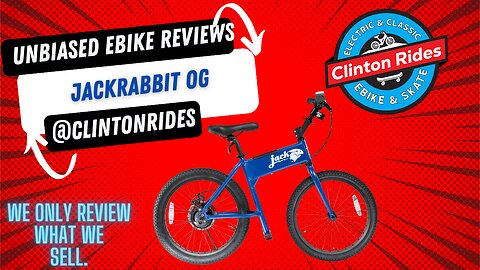 Clinton Rides JackRabbit Review PURE Electric Bike