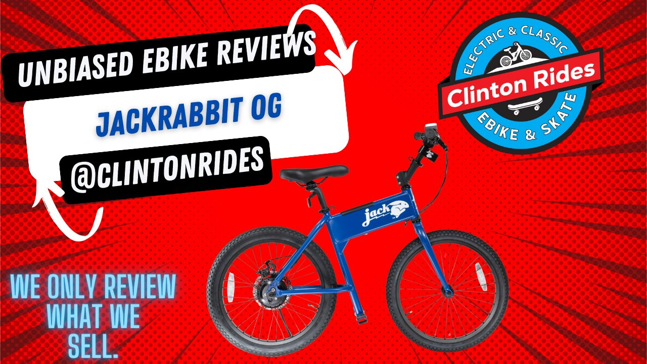 Clinton Rides JackRabbit Review PURE Electric Bike