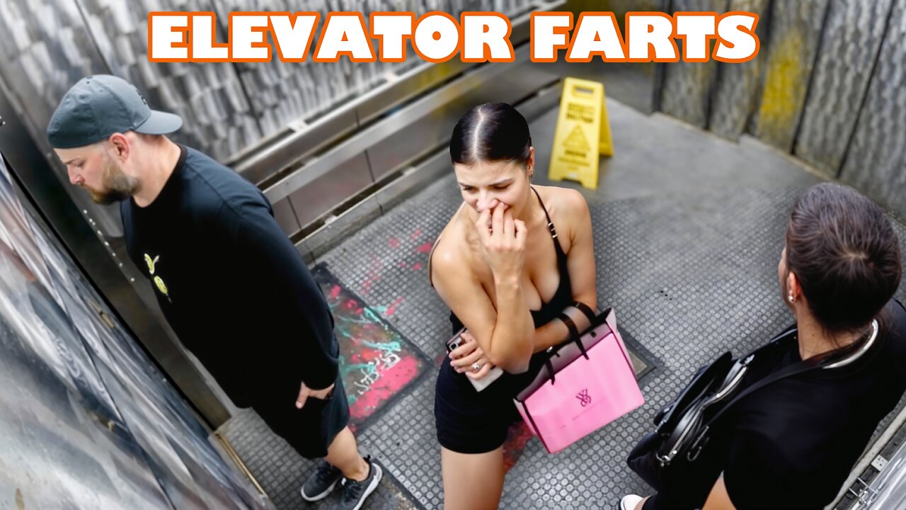 Funny WET FART Prank in an ELEVATOR!!