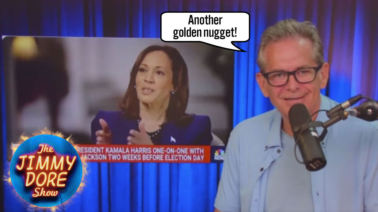 NBCs Hallie Jackson interviews Kamala Harris▮The Jimmy Dore Show