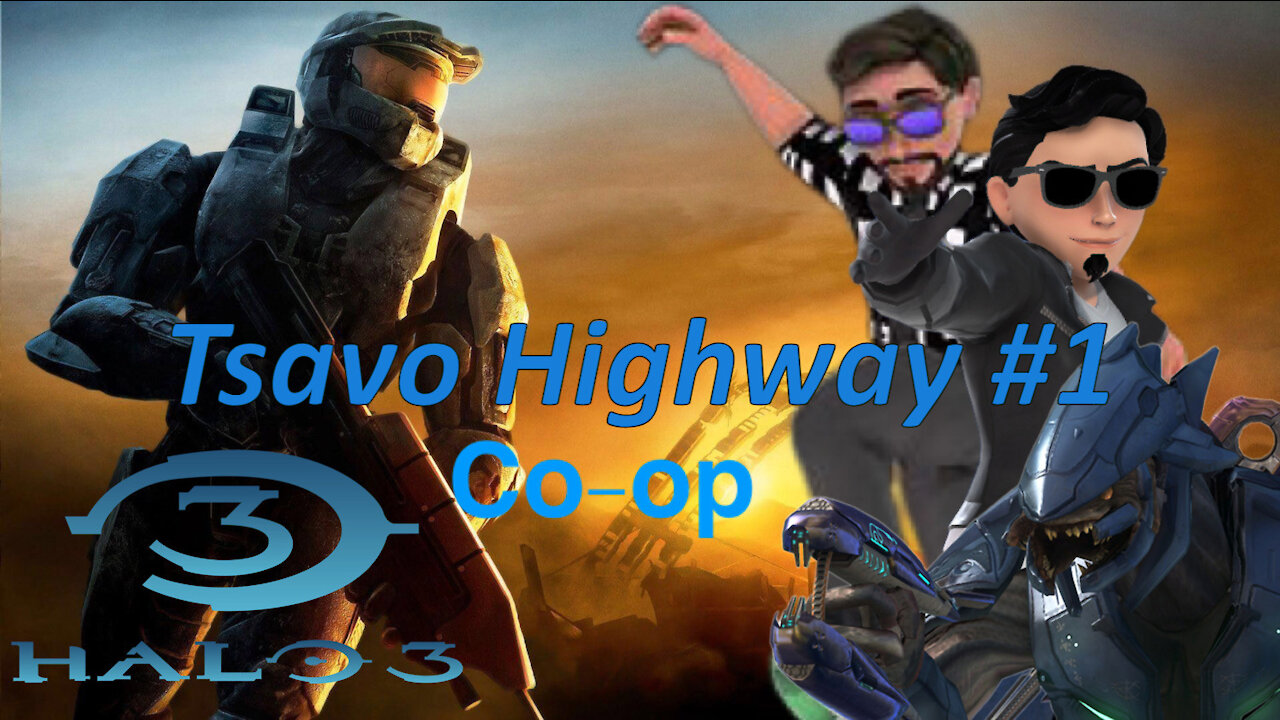 Let's play Halo 3 (Halo MCC) Co-op on Legendary (Xbox Series X) Tsavo Highway #1-Driving