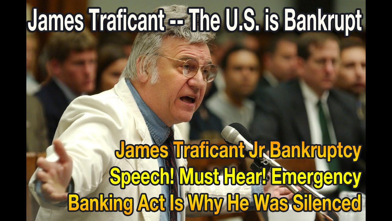 James Traficant -- The U.S. is Bankrupt. THE [SILENT] BANKRUPTCY OF THE UNITED STATES (CORPORATION)