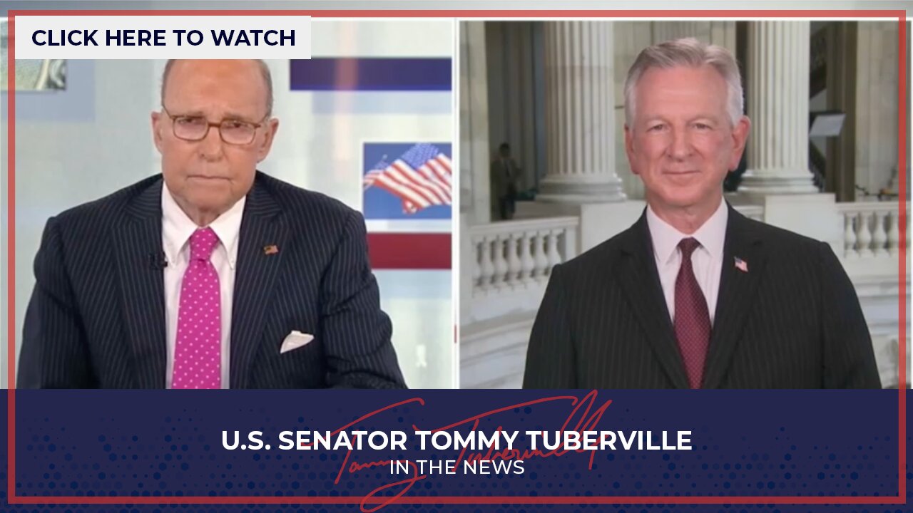 Senator Tuberville Joins Kudlow to Discuss Biden's Economy and Weakness to Foreign Adversaries