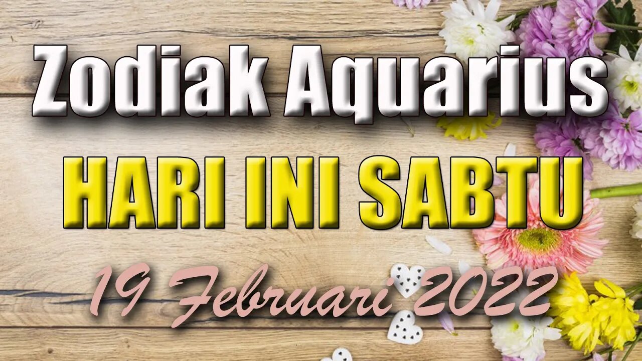 Ramalan Zodiak Aquarius Hari Ini Sabtu 19 Februari 2022 Asmara Karir Usaha Bisnis Kamu!