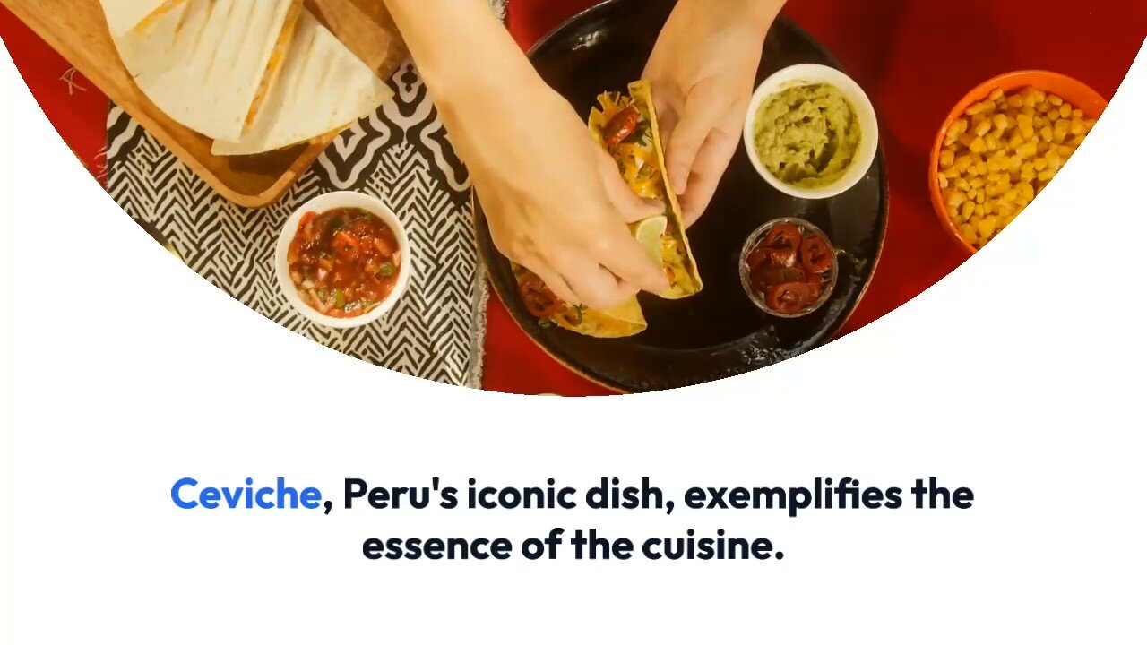 PERUVIAN GASTRONOMY AND FUSION