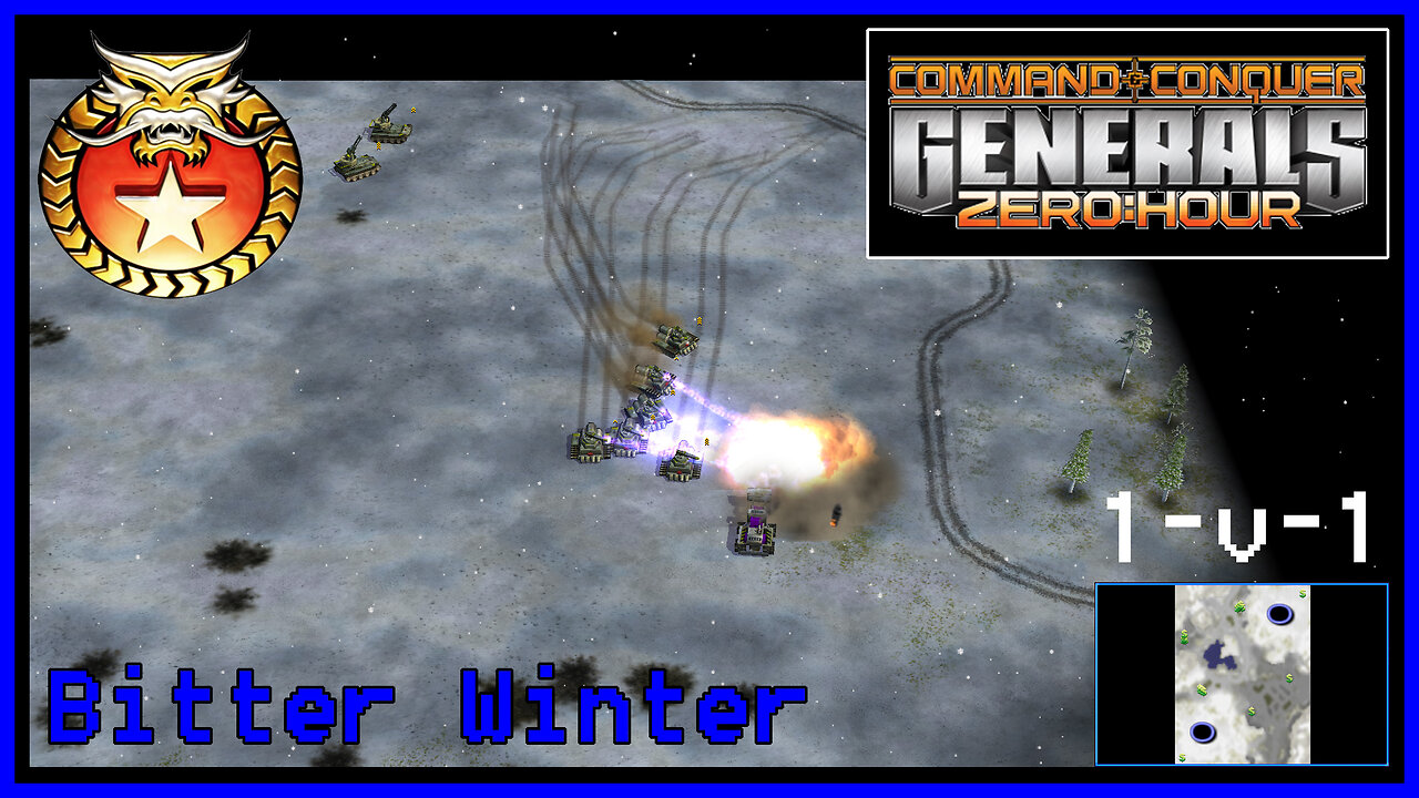 C&C Generals Zero Hour | China | 1v1 | Bitter Winter