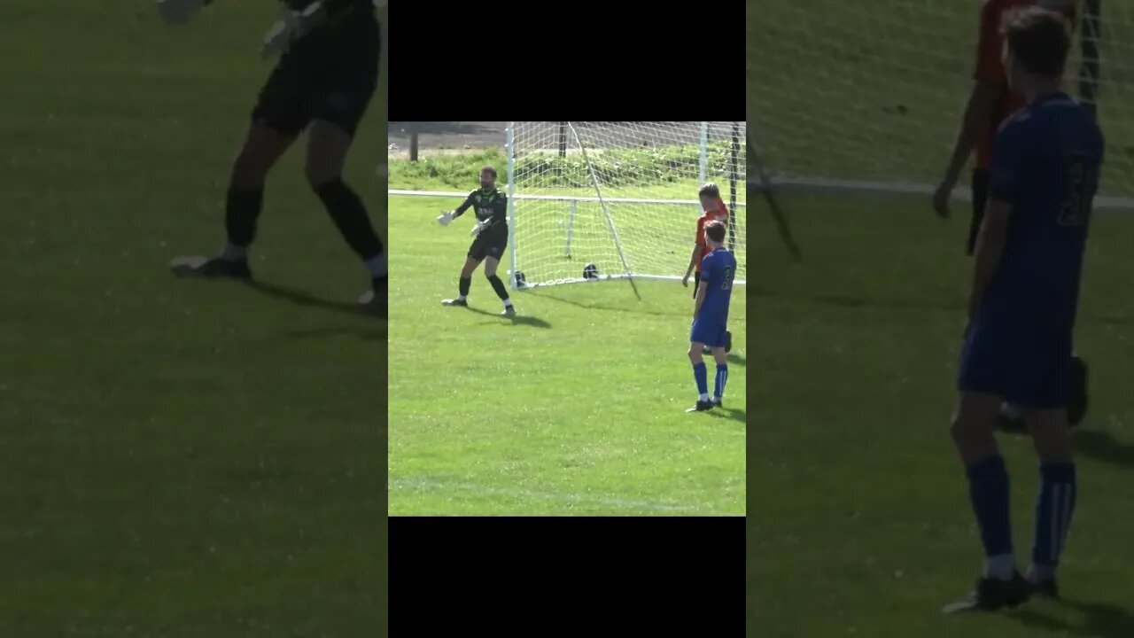 Goalkeeper Makes Great Save |#grassrootsfootball #football #soccer #save #shorts